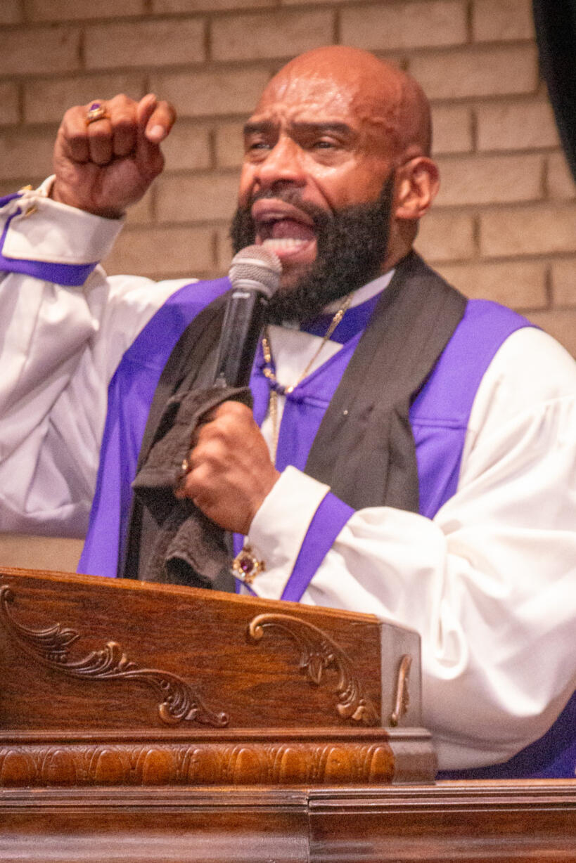 Bishop Rasby G. Mason II preaching